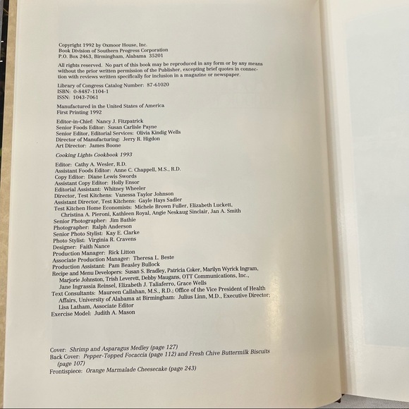 Vintage Cooking Light Cookbook - Picture 4 of 7